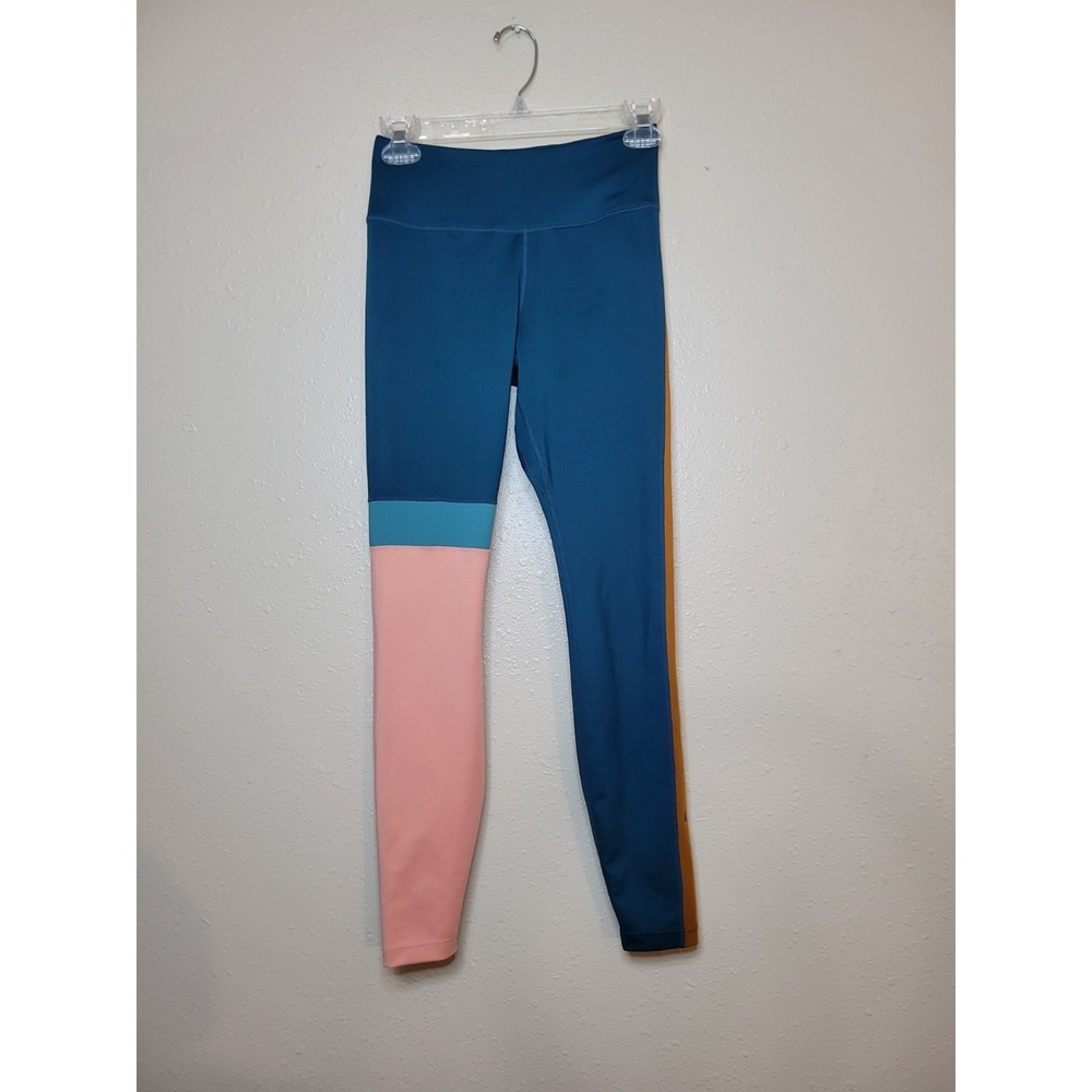 Nike One Dri-Fit Just Do It Women's Colorblocked Leggings Sz S